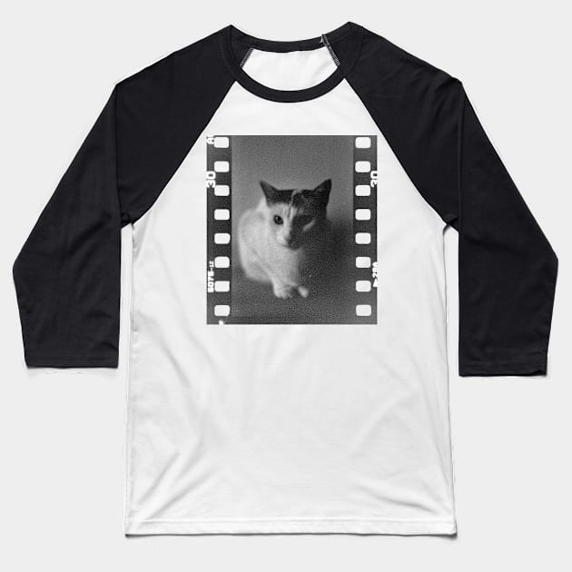 Analog Cat Baseball T-Shirt by s.elaaboudi@gmail.com